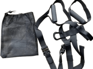 רצועות דמוי TRX שחור - תמונה להמחשה