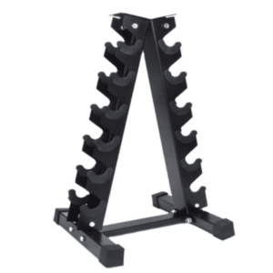 מעמד אחסון בצורת משולש למשקולות יד 6 זוגות