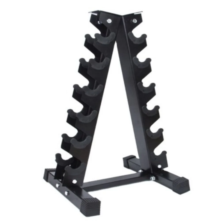 מעמד אחסון בצורת משולש למשקולות יד 6 זוגות
